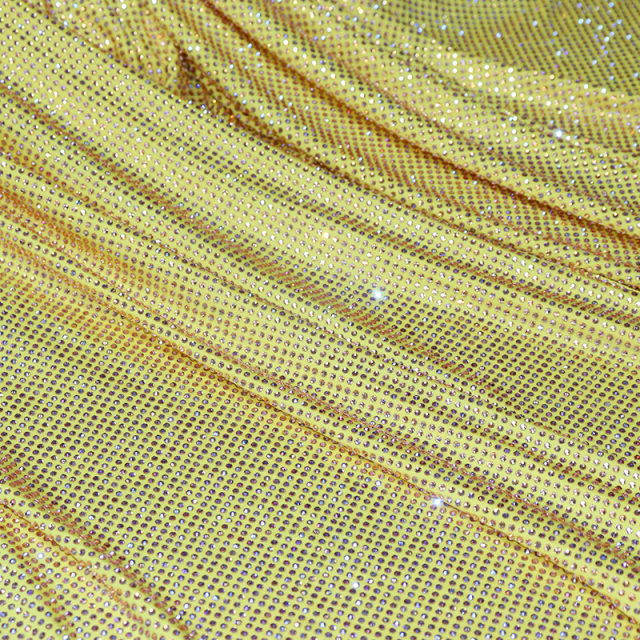 SS10 Champagne AB Crystal Fabric Exporter