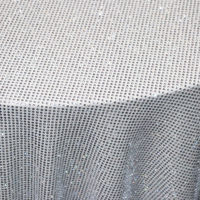 SS10 White Crystal Fabric Exporter