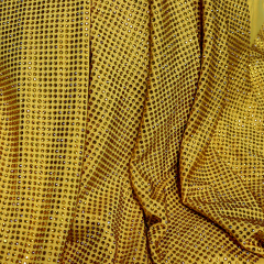SS10 Gold Crystal Fabric Wholesale