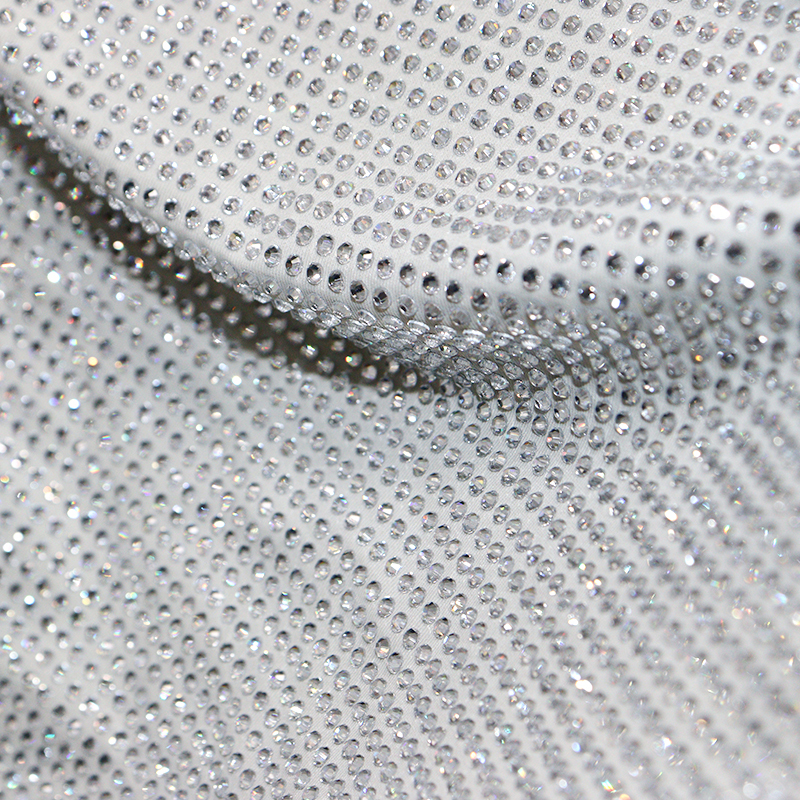 SS10 White Crystal Fabric Exporter