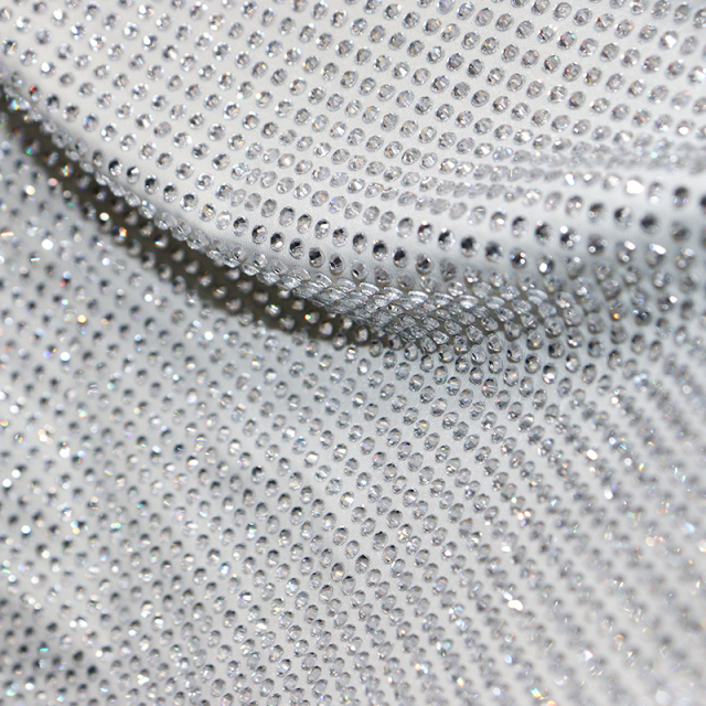 SS10 White Crystal Fabric Exporter