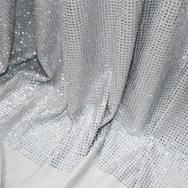 SS10 White Crystal Fabric Exporter