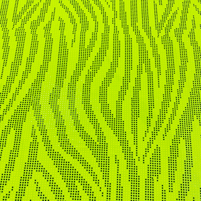 SS10 Zebra Pattern Crystal Velvet Fabric Manufacturer