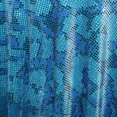 SS10 Leopard Pattern Rhinestone Velvet Fabric Custom