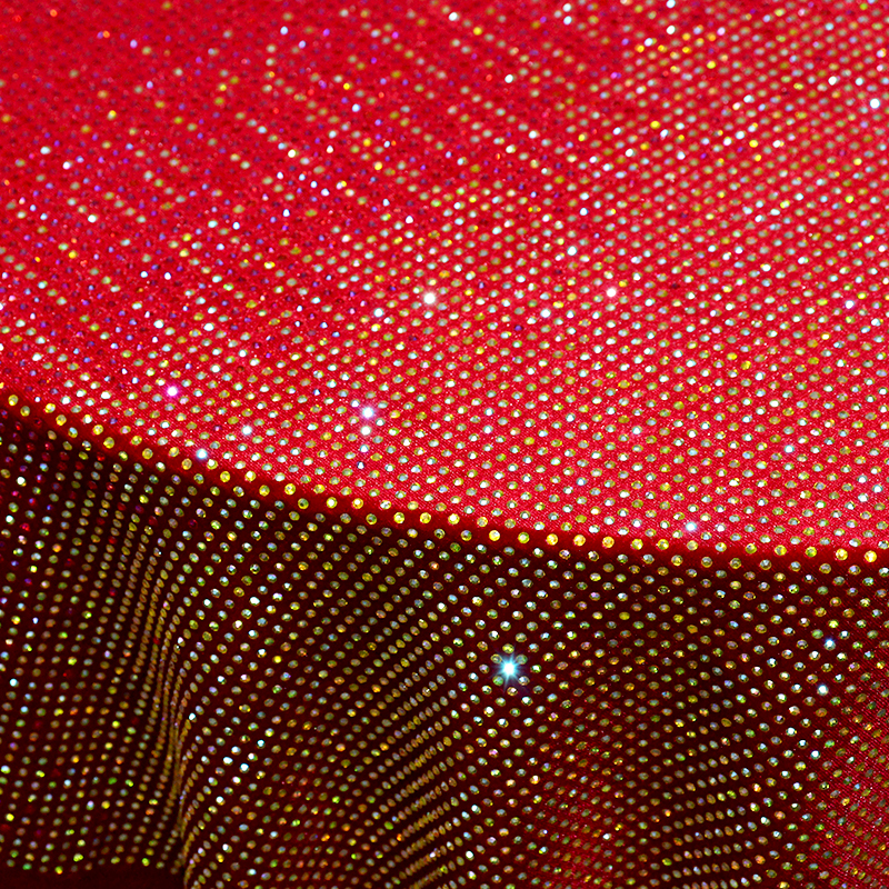 SS10 Gradient Color Crystal Velvet Fabric Exporter