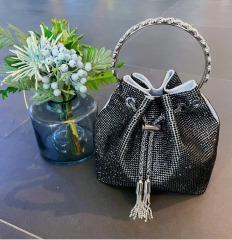 Rhinestone Bucket Clutch Bag Manufacturer