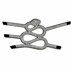 Snake Shape Crystal Shoes Upper Accessories Manufacturer