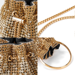 Crystal Bucket Clutch Handbag Wholesale