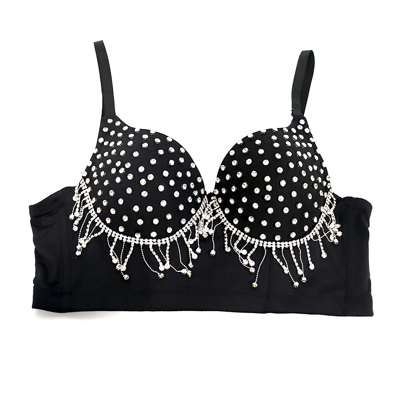 Rhinestone Tassel Bustier Wholesale