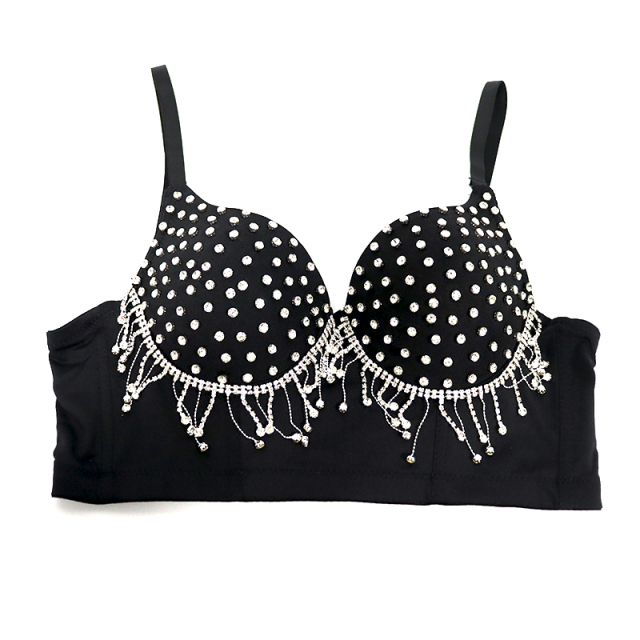 Rhinestone Tassel Bustier Wholesale