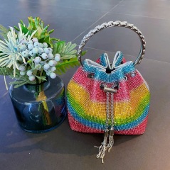 Rhinestone Bucket Clutch Bag Manufacturer