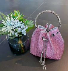 Rhinestone Bucket Clutch Bag Manufacturer