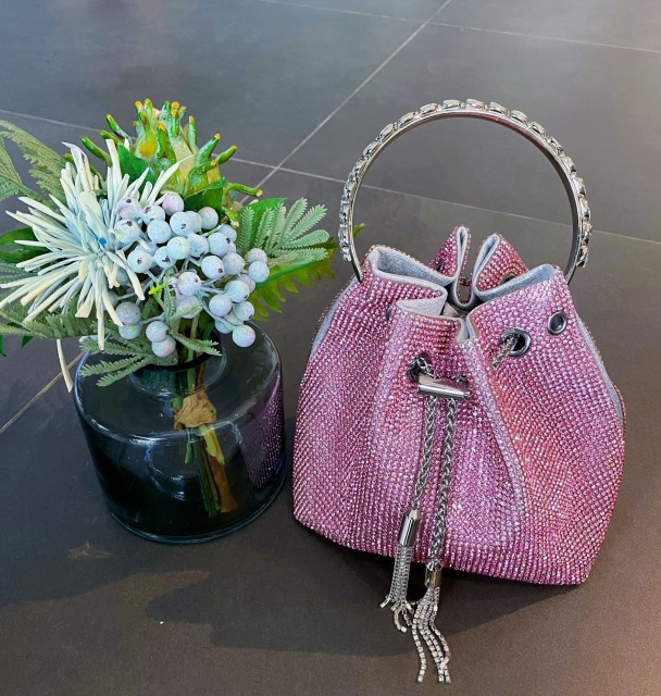 Rhinestone Bucket Clutch Bag Manufacturer