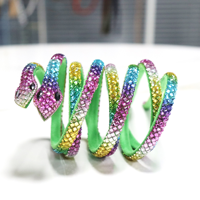 Crystals Snake Ankle Strap Shoes Accessories Wholesale