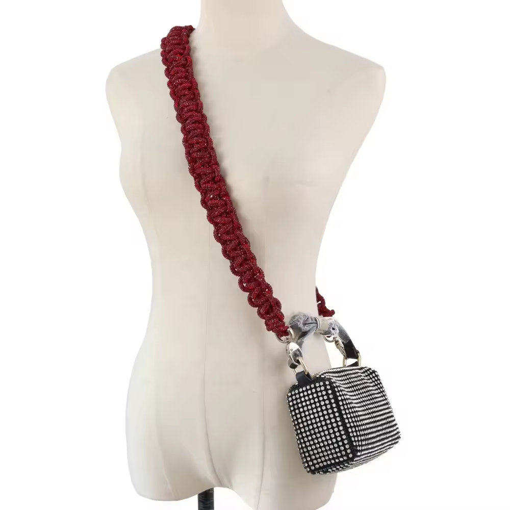 Rhinestone Weaving Cord for Bag Wholesale