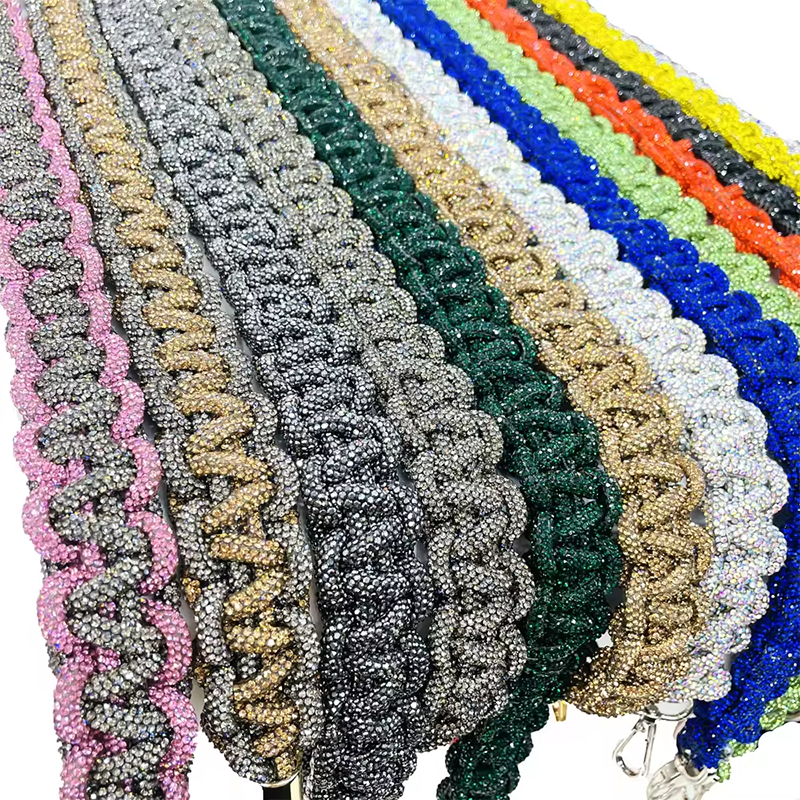 Rhinestone Weaving Cord for Bag Wholesale