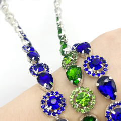 Solid Color Rhinestone Cup Chain Custom