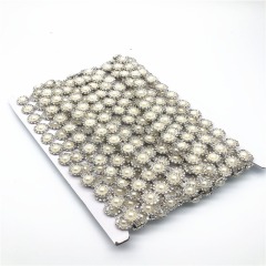 Flower Shaped Pearl Rhinestone Chain Exporter