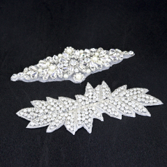 Pearl Beaded Crystal Applique Supplier