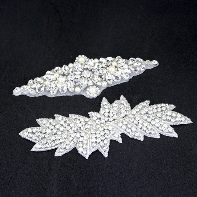 Pearl Beaded Crystal Applique Supplier