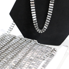Square Shaped Crystal Cup Chain Manufacturer