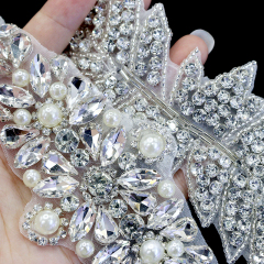 Pearl Beaded Crystal Applique Supplier