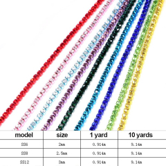 Multi Color Rhinestone Cup Chain Wholesale