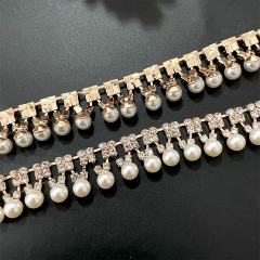 Pearl Pendant Rhinestone Chain Supplier