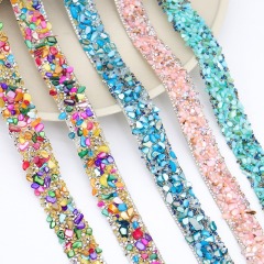 Resin Rhinestone Ribbon Self Adhesive Tape Wholesale
