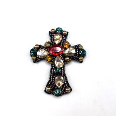 Cross Shape Pearl Crystal Patch Wholesale