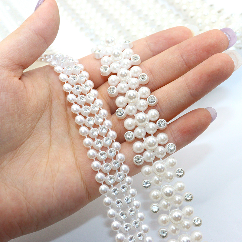 Pearl Decor Crystal Trim Factory