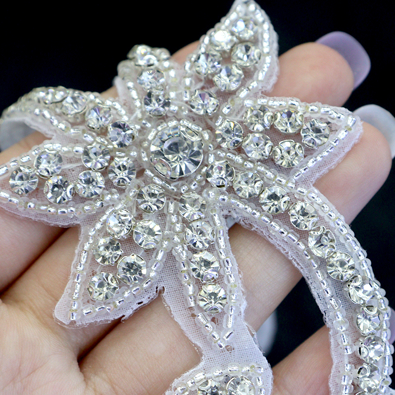 Pearl Beaded Crystal Applique Supplier