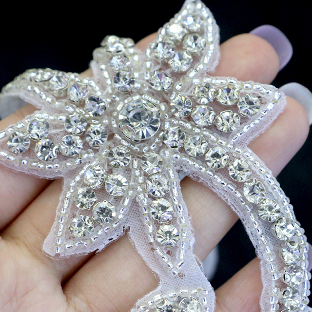 Pearl Beaded Crystal Applique Supplier