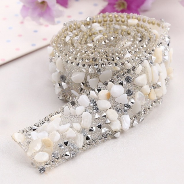 Self Adhesive Crystal Resin Ribbon Trimming Wholesale