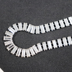 Square Shaped Crystal Cup Chain Manufacturer