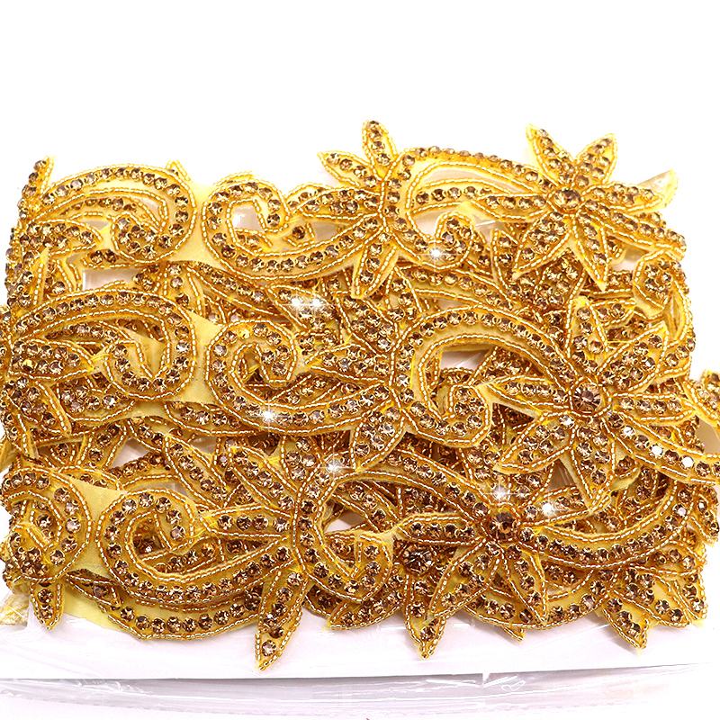 Beaded Crystal Applique Trimming Exporter