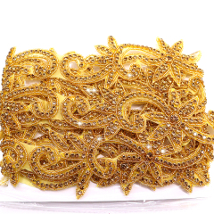 Beaded Crystal Applique Trimming Exporter