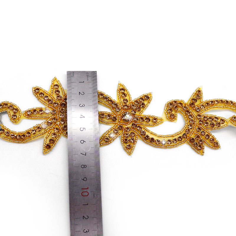Beaded Crystal Applique Trimming Exporter