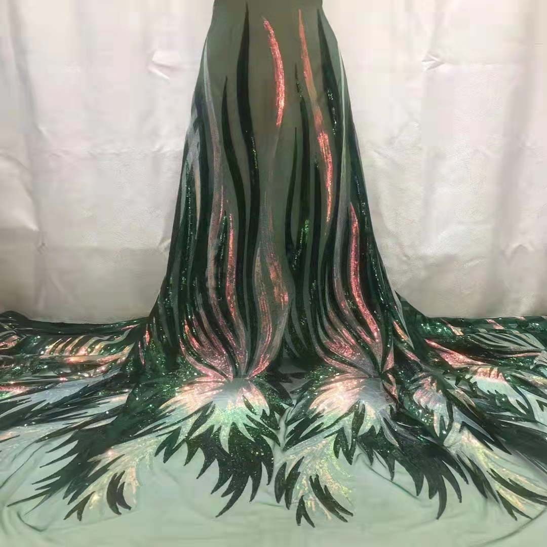 Sequin Tulle Mesh Fabric Factory