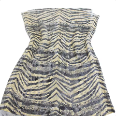 Multi Pattern Metallic Sequin Mesh Fabric Factory