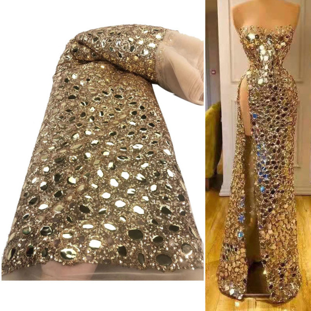 Sequin Tulle Mesh Fabric Manufacturer