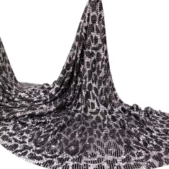 Multi Pattern Metallic Sequin Mesh Fabric Factory
