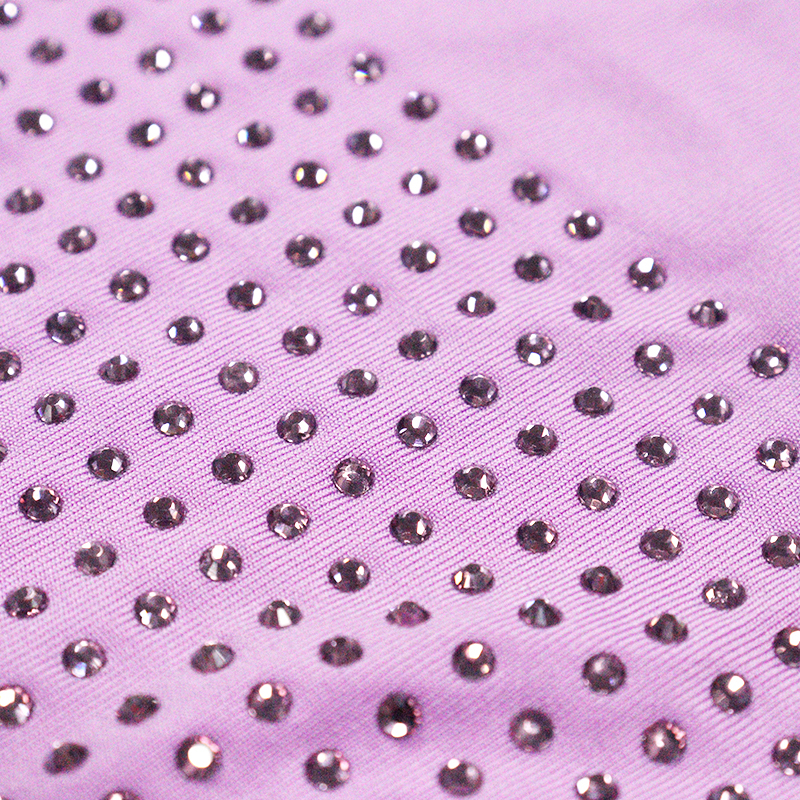 SS10 180g Light Purple Crystal Fabric Exporter