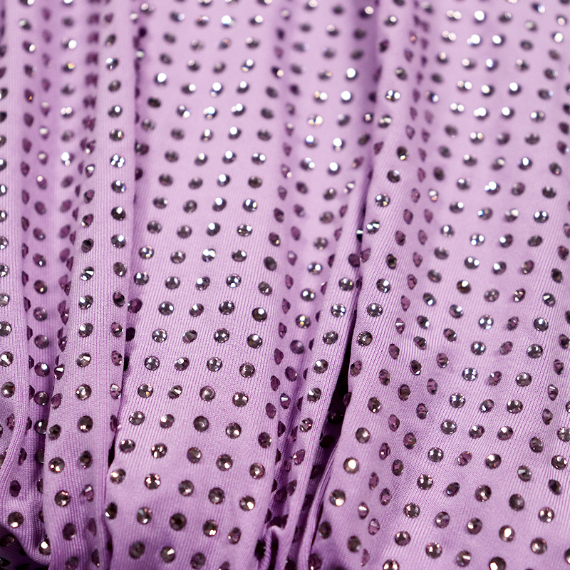 SS10 180g Light Purple Crystal Fabric Exporter