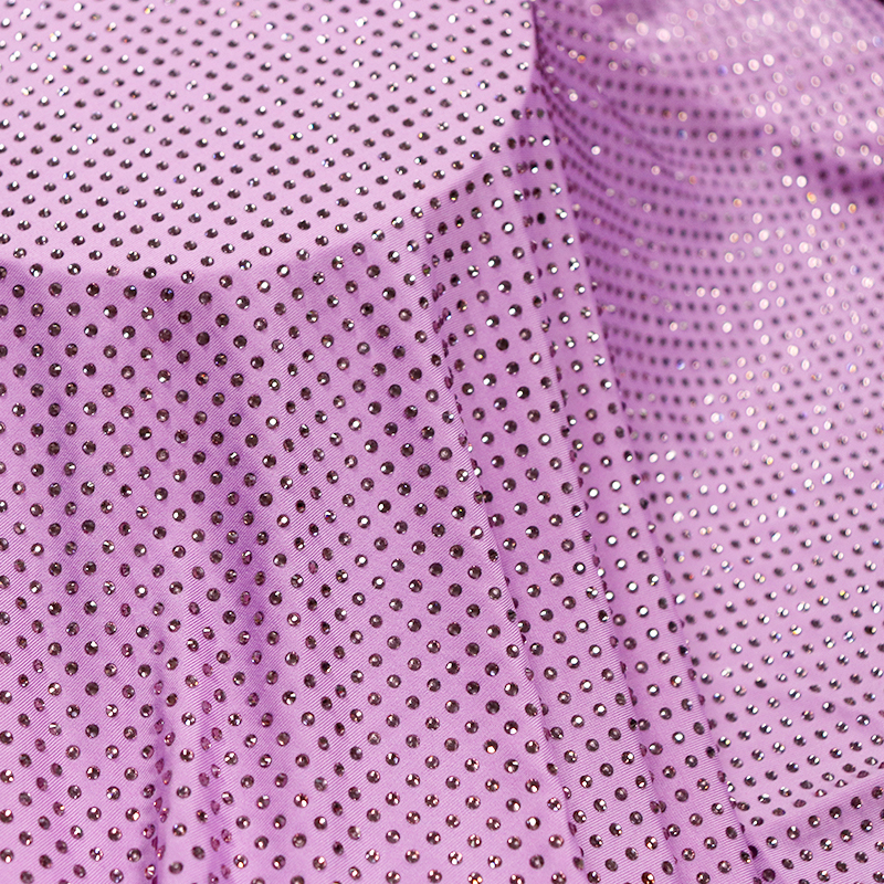 SS10 180g Light Purple Crystal Fabric Exporter
