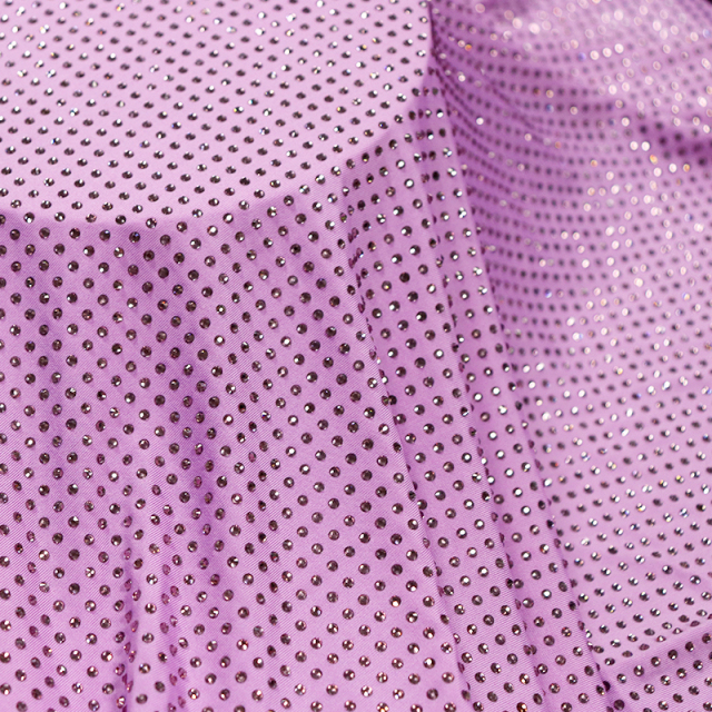 SS10 180g Light Purple Crystal Fabric Exporter