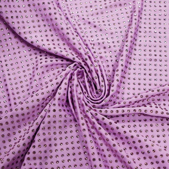 SS10 180g Light Purple Crystal Fabric Exporter