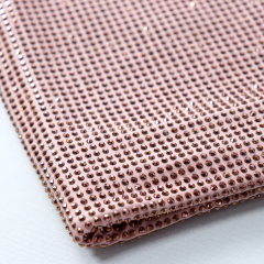 SS10 Rose Gold Crystal Fabric Exporter