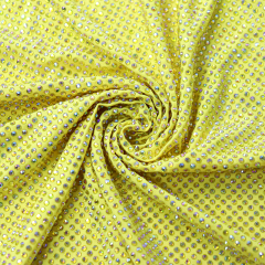SS10 Lemon Yellow AB Crystal Fabric Manufacturer