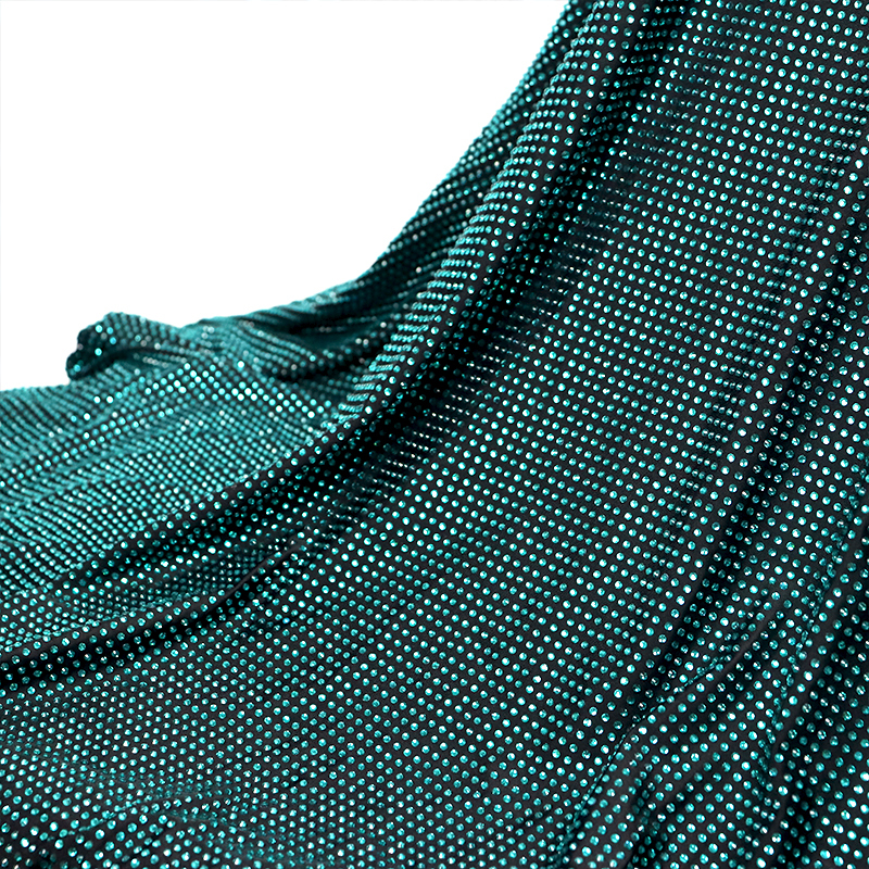SS10 Blue Zircon Rhinestone Fabric Exporter